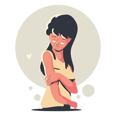 Self love woman character