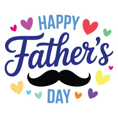 Fathers Day Vector Design – Celebrating Dad's Day	