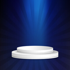 Pastel Mesh Gradient Product Stand Vector