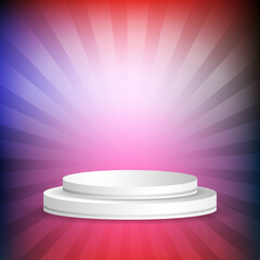 Deep Shadow Mesh Gradient with Abstract Pedestal Vector