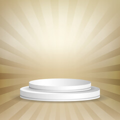 Product Mockup Scene with Soft Mesh Overlay Vector