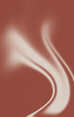 Champagne Pink illuminated pattern on Chestnut, grainy color gradient background, noise texture effect, copy space