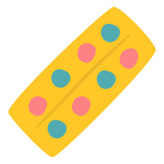 Yellow paint pallette