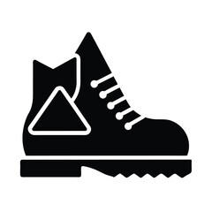 Hiking Boot Cleaner Icon Vector Illustration