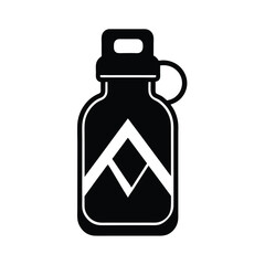 Hiking Bottle Holder Icon Vector Illustration