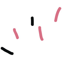 Color full Illustration featuring a cute kid style sketch drawn by hand with crayon, pencil, and chalk.