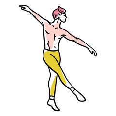 Ballet traditional dancer people