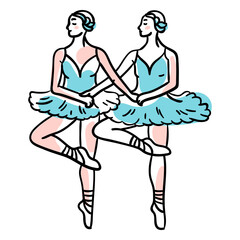 Ballet couple people