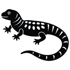 Printable vector illustration of sanda lizards, Lizard vector, Silhouette Vector Illustration of a Sanda Lizard, Creepy Crawly Lizard, Sanda Vector Set, Minimalist Black Sanda Lizard Silhouette. Sanda