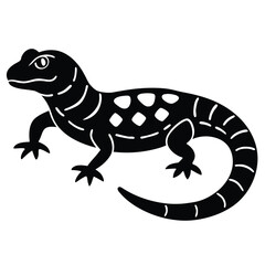 Printable vector illustration of sanda lizards, Lizard vector, Silhouette Vector Illustration of a Sanda Lizard, Creepy Crawly Lizard, Sanda Vector Set, Minimalist Black Sanda Lizard Silhouette. Sanda