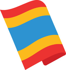 silhouette beach towel on the white background