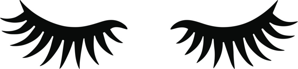 Eyelashes Vector EPS Design