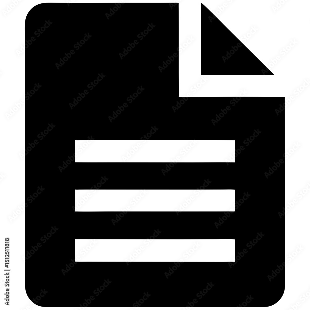 Aufkleber black vector shape simple design element for background or silhouettes