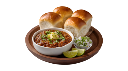 Delicious Pav Bhaji Indian street food classic dish