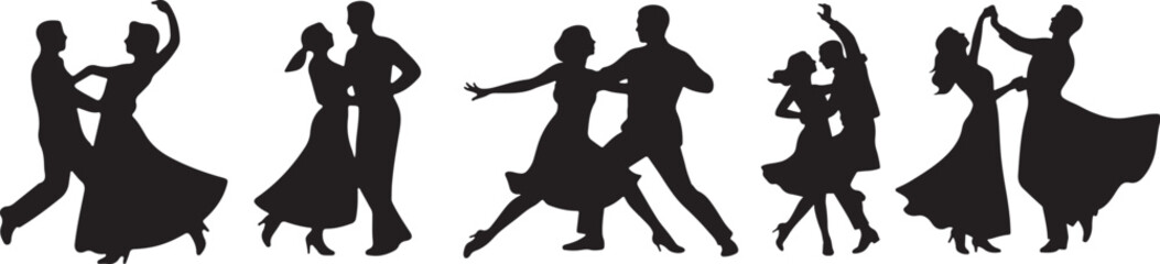 Dancing couples icon