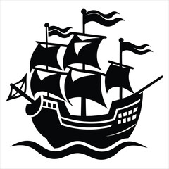 silhouette ship victor