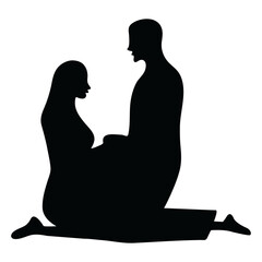 Silhouette of Couple