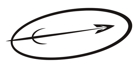 vector illustration of an arrow sign