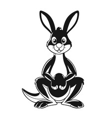 easter bunny vector illustration