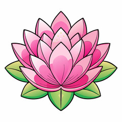 lotus flower vector illustration