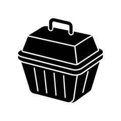 outdoor food container icon vector illustration
