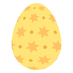 Egg easter painted easter egg easter egg pattern star spot flat