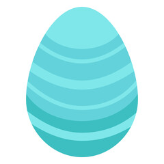 Egg easter painted easter egg stripe easter egg pattern flat