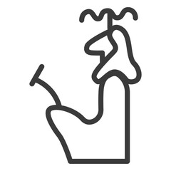 Pharaoh throne ra umbrella stroke