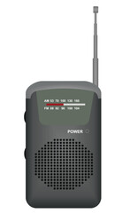 	
Retro radio player. vector illustration