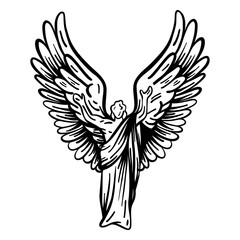 Angel wing posture stroke