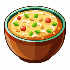 pizza in a bowl