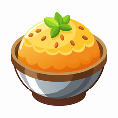 vector illustration of a cake