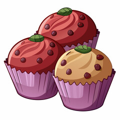 cupcake with cherry