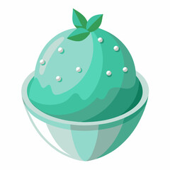 vector illustration of an apple