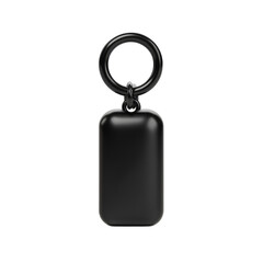 Keychain with simple and modern black design for everyday use and style accessories