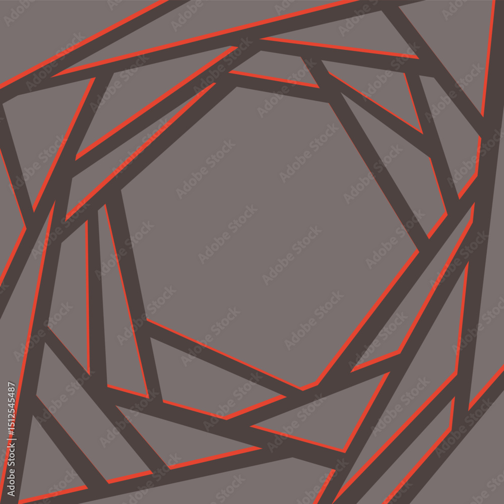 Poster abstract background with geometric lines pattern and with some copy space area