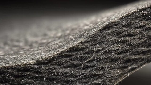 Smooth finish and intricate weave of basalt fibers in a windblade spar are highlighted, showcasing strength and durability of sustainable material