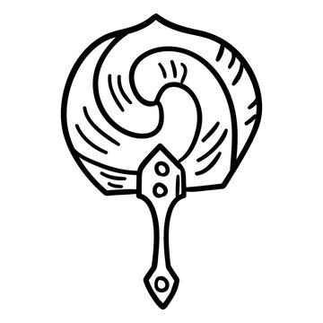 Korean fan stroke
