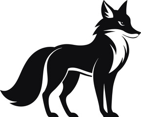 Fox Silhouette Vector Logo – Animal Illustration