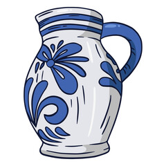 Apfelwein bembel illustration