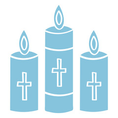 Candles communion cut out