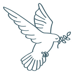 Dove holy spirit communion stroke