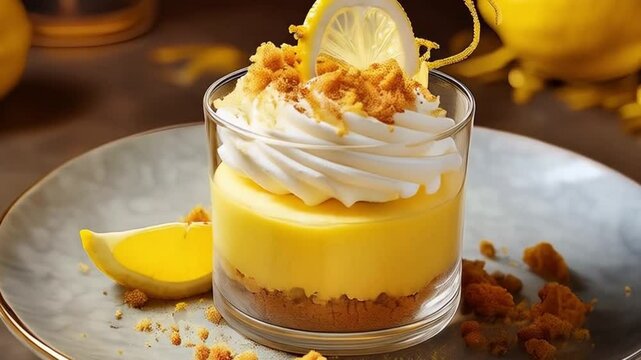 Zitronendessert