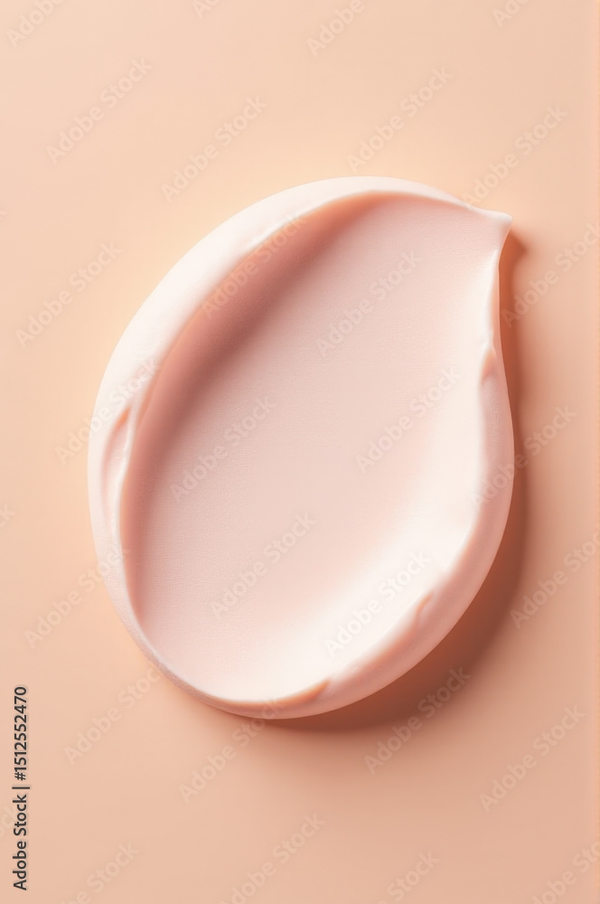 Poster close-up shot of a white object on a pink surface