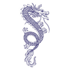 Asian dragon folklore creature