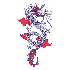 Asian folklore dragon monster creature