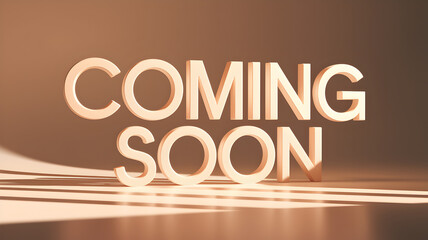 Coming soon background 