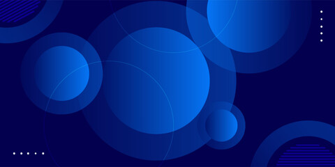 Abstract blue geometric background. Dynamic shapes composition. Eps10 vector