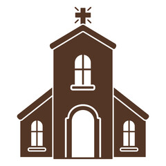 Brown church icon