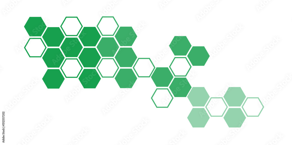 Poster abstract hexagon pattern design. white hexagonal background. luxury white pattern. wallpaper illustr